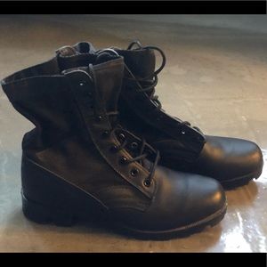 Black Combat Boots